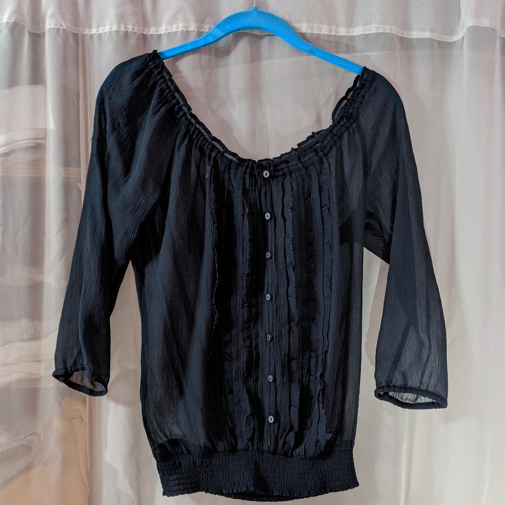 American Eagle navy blue top - size small